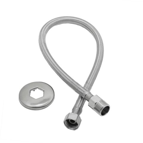 Engate Malha de Aço 100cm Flexivel