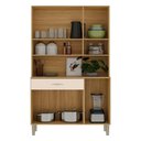 Ver imagem 3 de Armário de Cozinha Compacta Mdf 6 Portas Paris Plus - Freijó/soft