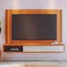 Painel para Tv até 75 Polegadas com Led Ripado e 2 Portas Loa - 2
