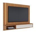 Ver imagem 7 de Painel Ripado para TV até 75 Polegadas com LED 216,8CMX165CM 2 Portas Loa Marrom