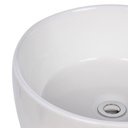 Ver imagem 6 de Cuba Ceramica Banheiro Redonda 15x40x40 Cm