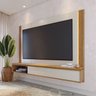 Painel para Tv até 75 Polegadas com Led Ripado e 2 Portas Loa - 1