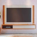 Ver imagem 2 de Painel Ripado para TV até 75 Polegadas com LED 216,8CMX165CM 2 Portas Loa Branco