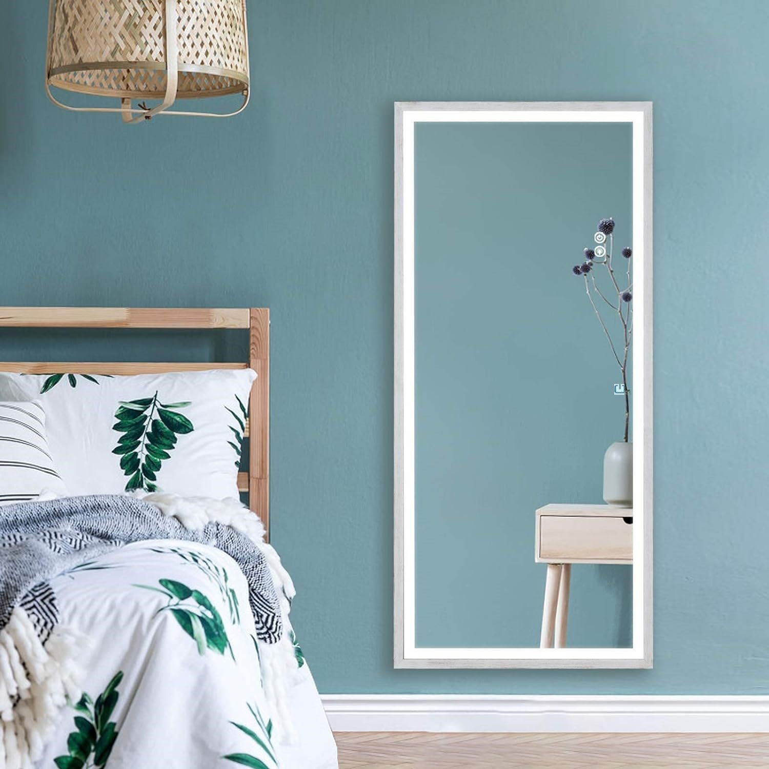 Espelho Jateado Iluminado com Led Frio e Touch 180x80cm Vertical - 5