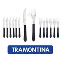 Ver imagem 2 de Kit Restaurante 24 Talheres Tramontina 12 Garfos + 12 Facas