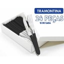 Ver imagem 1 de Kit Restaurante 24 Talheres Tramontina 12 Garfos + 12 Facas