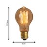 Kit 3 Lampadas Vintage Resistencia Carbono A19 40W 220V GMH - 3