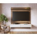 Ver imagem 1 de Painel Ripado para Tv até 65 Polegadas 02 Portas Basculantes 02 Prateleiras Juriti