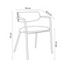 Cadeira para Sala de Jantar Lile Tecido - 3