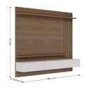 Ver imagem 5 de Painel Ripado para Tv até 70 Polegadas 3 Portas Basculantes 2 Prateleiras Juriti