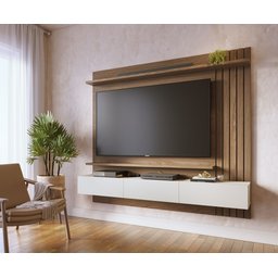 Painel para Tv até 70 Polegadas 3 Portas Basculantes 2 Prateleiras Juriti - 3
