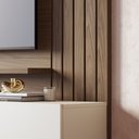 Ver imagem 7 de Painel Ripado para Tv até 70 Polegadas 3 Portas Basculantes 2 Prateleiras Juriti