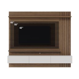 Painel para Tv até 70 Polegadas 3 Portas Basculantes 2 Prateleiras Juriti - 8