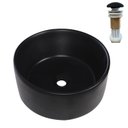 Ver imagem 3 de Cuba Ceramica Banheiro Redonda 15x40x40 Cm