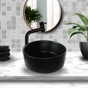 Ver imagem 1 de Cuba Ceramica Banheiro Redonda 15x40x40 Cm