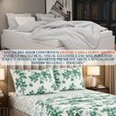 Ver imagem 4 de Jogo Cama Queen Algodao Lauryn Tecido Estampado Premium:verde