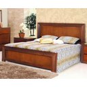 Ver imagem 1 de Cama Casal Madeira Maciça 1,40m - Dallas - Móveis Montanhês