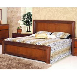 Cama Casal Madeira Maciça 1,40m - Dallas - Móveis Montanhês - 1