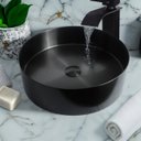 Ver imagem 1 de Cuba Banheiro Redonda Apoio Aço Inox 304