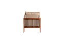 Ver imagem 5 de Poltrona Paris Corda nautica luxury linho bege com almofadas
