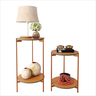 Conjunto de Mesa Lateral Moderna Retro para Sala de Estar:nature - 3