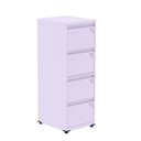 Ver imagem 4 de Gaveteiro Arquivo em Aço 4 Gavetas Of04sltcm