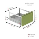 Ver imagem 7 de Gaveteiro Arquivo em Aço 4 Gavetas Of04sltcm