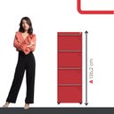 Ver imagem 6 de Gaveteiro Arquivo em Aço 4 Gavetas Of04sltcm