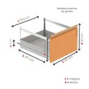 Ver imagem 7 de Gaveteiro Arquivo em Aço 4 Gavetas 47x136,2x57cm