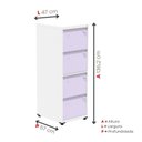 Ver imagem 5 de Gaveteiro Arquivo em Aço 4 Gavetas Of04sltcm