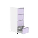 Ver imagem 3 de Gaveteiro Arquivo em Aço 4 Gavetas Of04sltcm