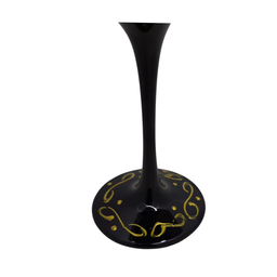 Taça Preta Pomba Gira Rosa Vermelha e Dourado - 5