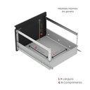 Ver mais imagens de Gaveteiro Arquivo em Aço 4 Gavetas 47x136,2x57cm