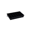 Ver imagem 1 de Forma de Gelo Silicone Preto Retangular 24 Cubos 1un