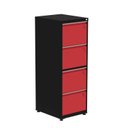 Ver imagem 4 de Gaveteiro Arquivo em Aço 4 Gavetas 47x136,2x57cm