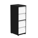 Ver imagem 4 de Gaveteiro Arquivo em Aço 4 Gavetas 136,2x47x57 Cm