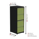 Ver imagem 5 de Gaveteiro Arquivo em Aço 4 Gavetas 136,2x47x57 Cm