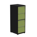 Ver imagem 4 de Gaveteiro Arquivo em Aço 4 Gavetas 136,2x47x57 Cm