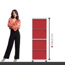 Ver imagem 6 de Gaveteiro Arquivo em Aço 4 Gavetas 136,2x47x57 Cm