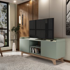 Rack para Tv até 65 Polegadas 100% Mdf 150x61cm Jhon