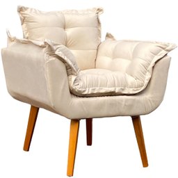 Kit Namoradeira Decorativa + 2 Poltronas Reforçadas Para Amamentação Suede - 4