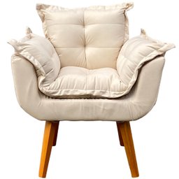 Kit Namoradeira Decorativa + 2 Poltronas Reforçadas Para Amamentação Suede - 5