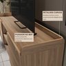 Rack para Tv até 65 Polegadas 100% Mdf 150x61cm Jhon - 5
