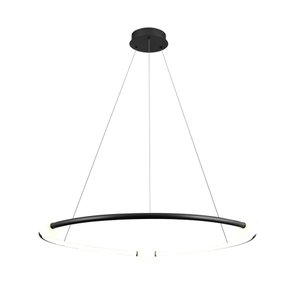 Pendente Bella Nebula Preto e Branco 87cm 35w 3000k 1750lm DW005SB