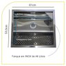 Balcão de Lavanderia 100% Mdf com Tanque Inox 48lt - 4
