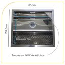 Ver imagem 4 de Balcão de Lavanderia 100% Mdf com Tanque Inox 48lt