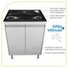 Balcão de Lavanderia 100% Mdf com Tanque Inox 48lt - 2