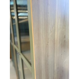 Cristaleira 190cm 2 Portas - Madeira Maciça Linha Barcelona  - 6