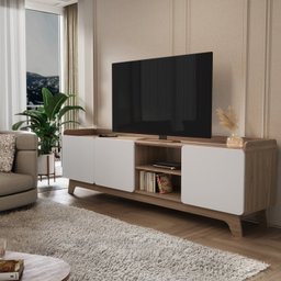 Rack para Tv até 75 Polegadas 100% Mdf 200x 61x 38,5 John - 1