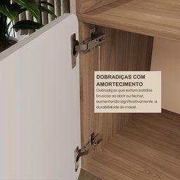 Rack para Tv até 75 Polegadas 100% Mdf 200x 61x 38,5 John - 7